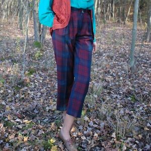 ✨Classic Vintage Plaid Anklet Trouser Pants✨